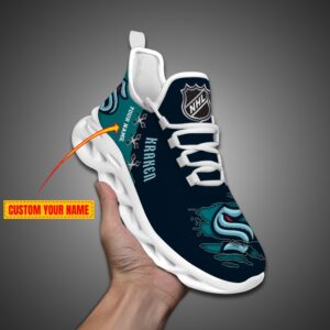 Seattle Kraken Personalized NHL Max Soul Shoes