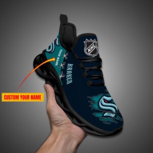 Seattle Kraken Personalized NHL Max Soul Shoes