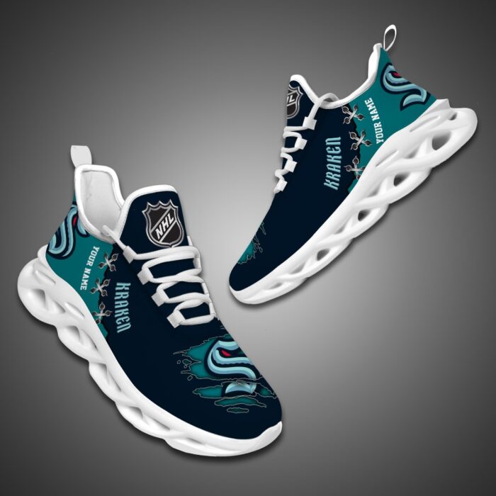 Seattle Kraken Personalized NHL Max Soul Shoes