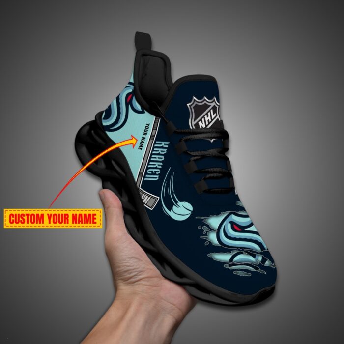 Seattle Kraken Personalized NHL Max Soul Shoes Ver 2