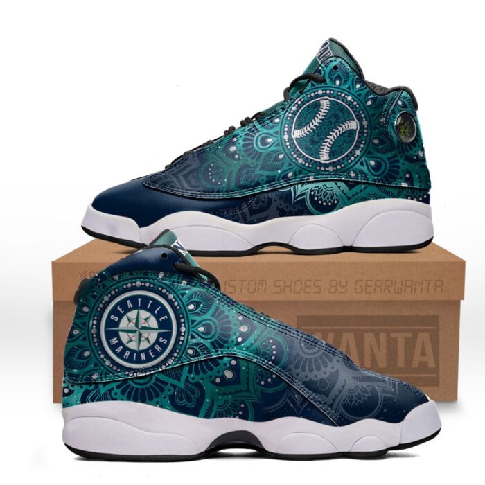 Seattle Mariners Jd 13 Sneakers Custom Shoes