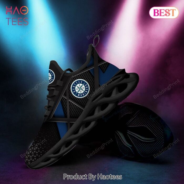 Seattle Mariners MLB Blue Mix Black Max Soul Shoes