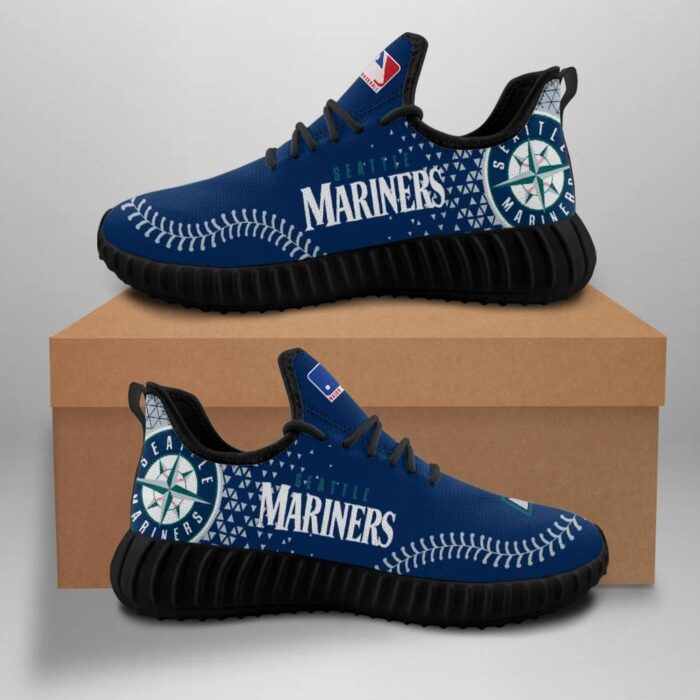 Seattle Mariners Unisex Sneakers New Sneakers Custom Shoes Baseball Yeezy Boost