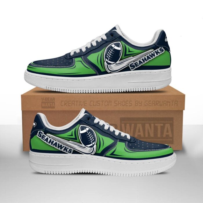 Seattle Seahawks Air Sneakers Custom Fan Gift