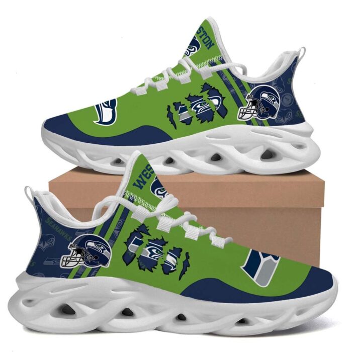 Seattle Seahawks Custom Max Soul Sneaker Running Sport Shoes