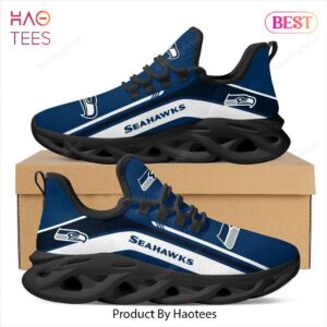 Seattle Seahawks NFL Blue Black White Max Soul Shoes