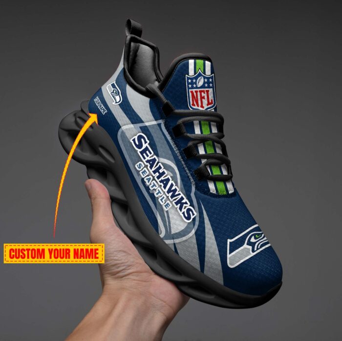 Seattle Seahawks Personalized Max Soul Shoes