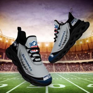 Seattle Seahawks Personalized NFL Max Soul Shoes Fan Gift