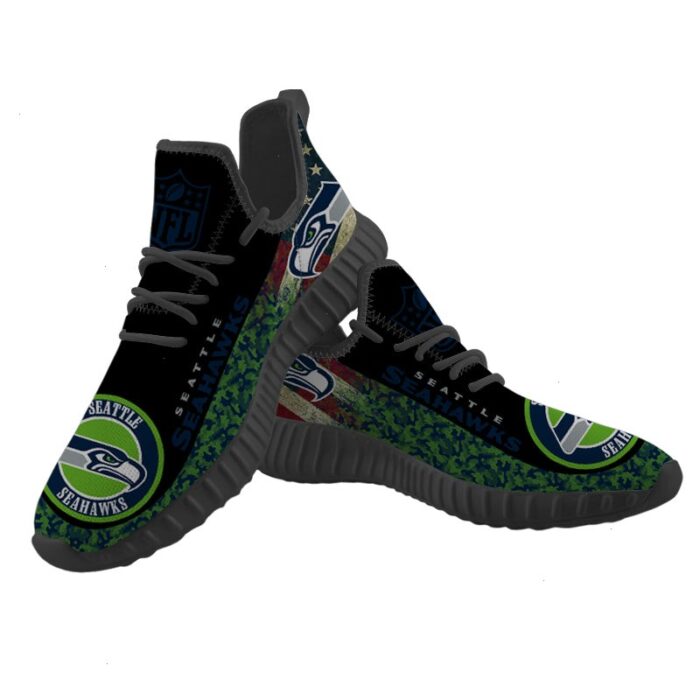 Seattle Seahawks Sneakers Yeezy Shoes Custom