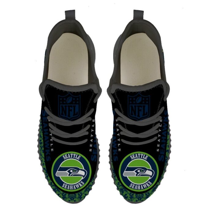 Seattle Seahawks Sneakers Yeezy Shoes Custom