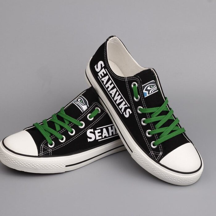 Seattle Seahawks Women's Shoes Low Top Canvas Shoes