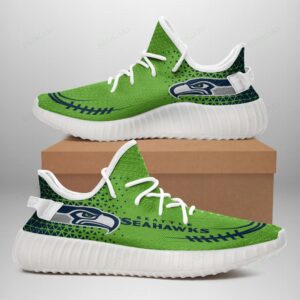 Seattle Seahawks Yeezy Shoes 016 Art 1543