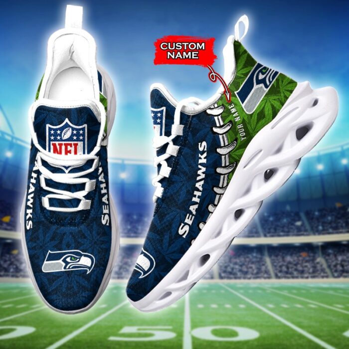 Seattle seahawks Personalized Max Soul Shoes for Fan