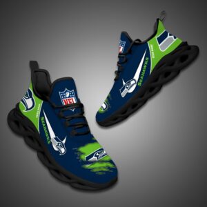 Seattle seahawks Personalized NFL Max Soul Shoes for Fan