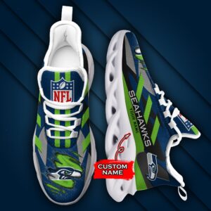 Seattle seahawks Personalized NFL Max Soul Sneaker Ver 1