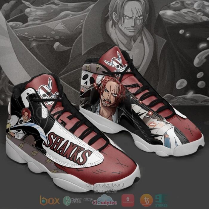 Shanks One Piece Anime Air Jordan 13 Shoes