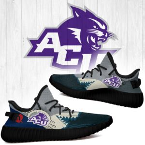 Shark Abilene Christian Wildcats Ncaa Yeezy Shoes A252