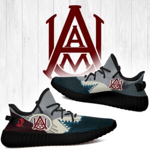 Shark Alabama A&M Bulldogs Ncaa Yeezy Shoes A249