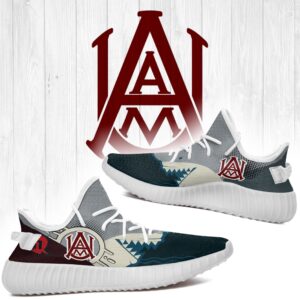 Shark Alabama A&M Bulldogs Ncaa Yeezy Shoes A249