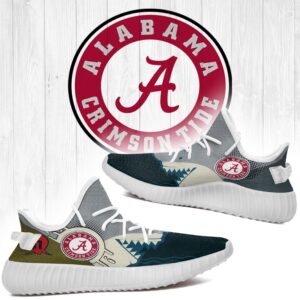 Shark Alabama Crimson Tide Ncaa Yeezy Shoes A248