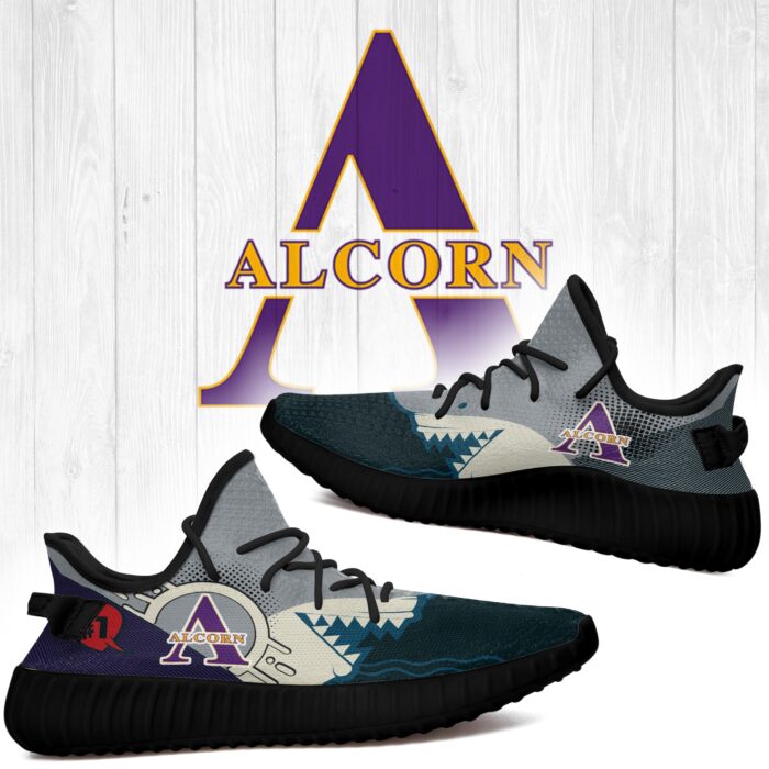 Shark Alcorn State Braves Ncaa Yeezy Shoes A245