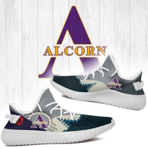 Shark Alcorn State Braves Ncaa Yeezy Shoes A245