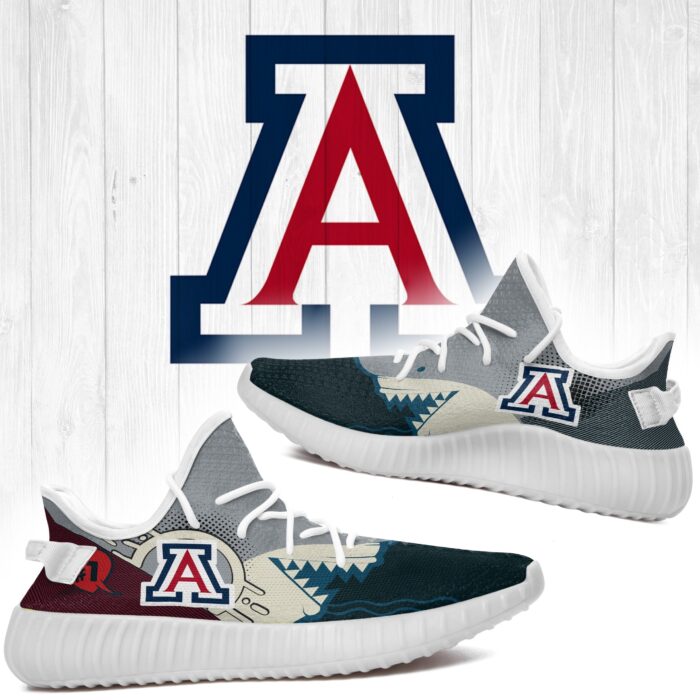 Shark Arizona Wildcats Ncaa Yeezy Shoes A242