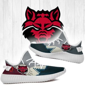 Shark Arkansas State Red Wolves Ncaa Yeezy Shoes A239