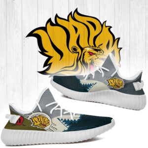 Shark Arkansas-Pine Bluff Golden Lions Ncaa Yeezy Shoes A238