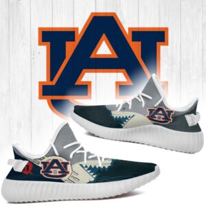 Shark Auburn Tigers Ncaa Yeezy Shoes A236