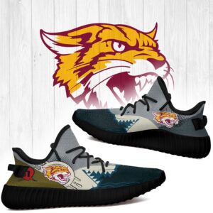 Shark Bethune-Cookman Wildcats Ncaa Yeezy Shoes A232