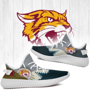 Shark Bethune-Cookman Wildcats Ncaa Yeezy Shoes A232