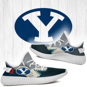 Shark Byu Cougars Ncaa Yeezy Shoes A223