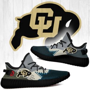 Shark Colorado Buffaloes Ncaa Yeezy Shoes A208