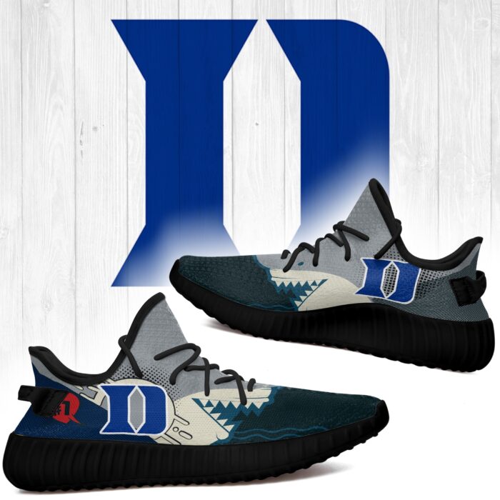 Shark Duke Blue Devils Ncaa Yeezy Shoes Ver 27