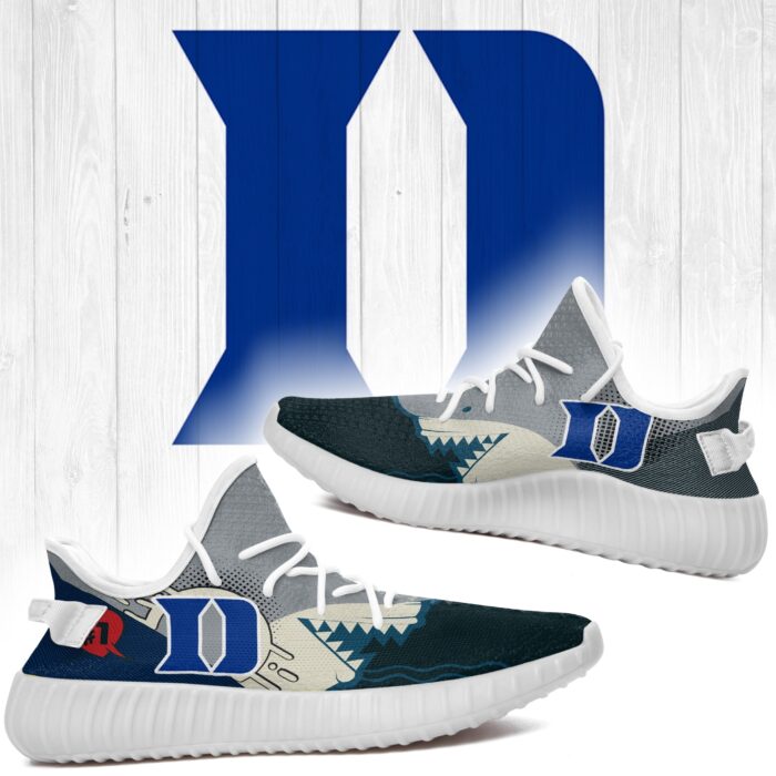 Shark Duke Blue Devils Ncaa Yeezy Shoes Ver 27