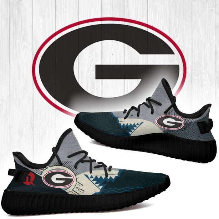 Shark Georgia Bulldogs Ncaa Yeezy Shoes A178