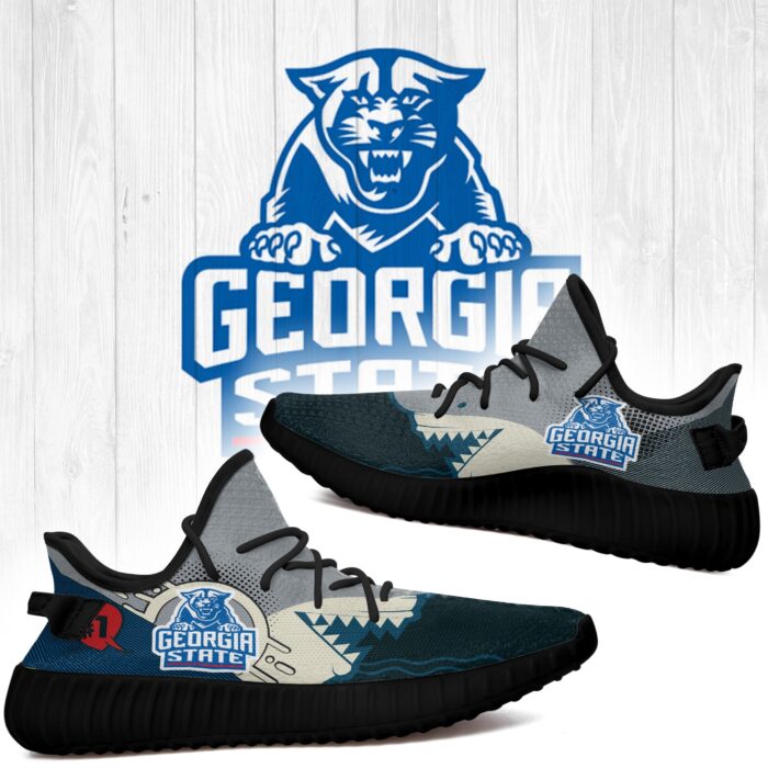 Shark Georgia State Panthers Ncaa Yeezy Shoes A176