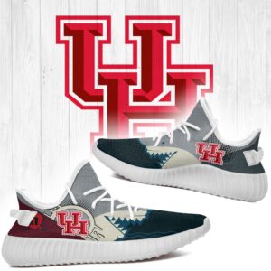 Shark Houston Cougars Ncaa Yeezy Shoes A168