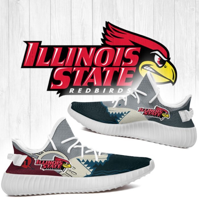 Shark Illinois State Redbirds Ncaa Yeezy Shoes A163