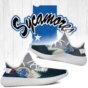 Shark Indiana State Sycamores Ncaa Yeezy Shoes A161