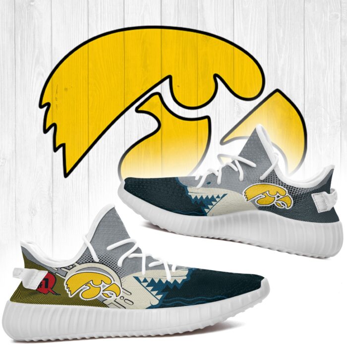 Shark Iowa Hawkeyes Ncaa Yeezy Shoes A160