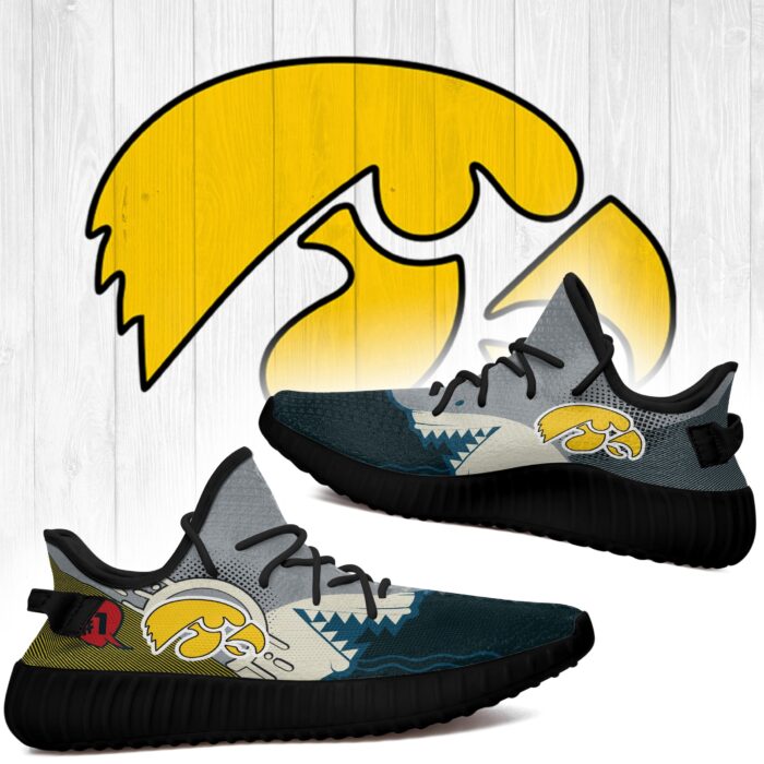 Shark Iowa Hawkeyes Ncaa Yeezy Shoes A160