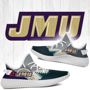 Shark James Madison Dukes Ncaa Yeezy Shoes A155