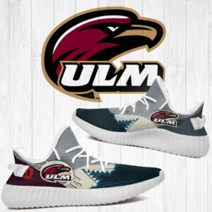 Shark Louisiana-Monroe Warhawks Ncaa Yeezy Shoes A144