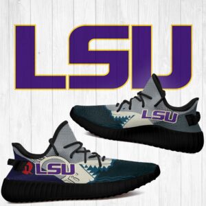 Shark Lsu Tigers Ncaa Yeezy Shoes A141