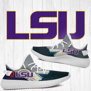 Shark Lsu Tigers Ncaa Yeezy Shoes A141