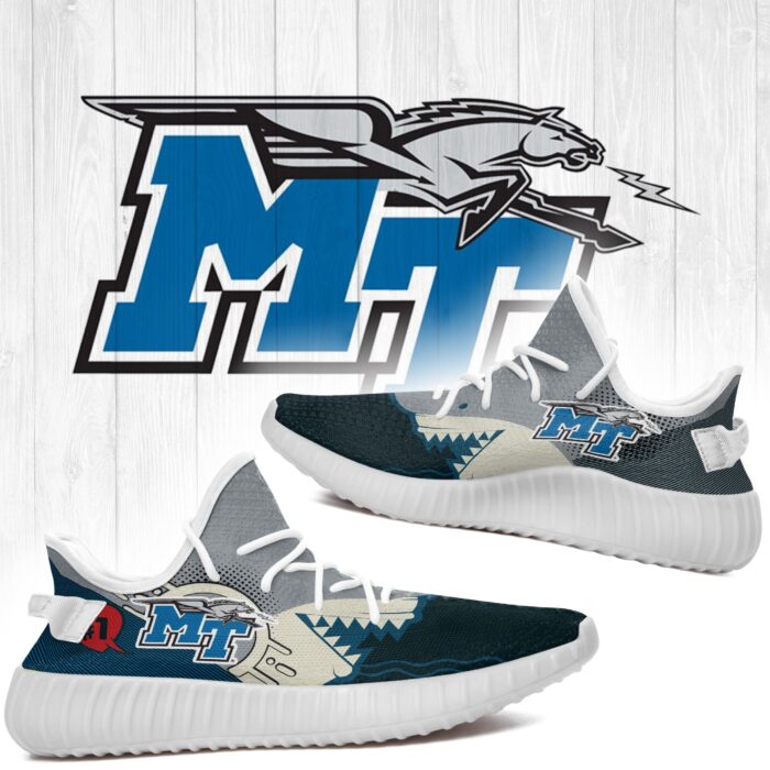 Shark Middle Tennessee Blue Raiders Ncaa Yeezy Shoes A129