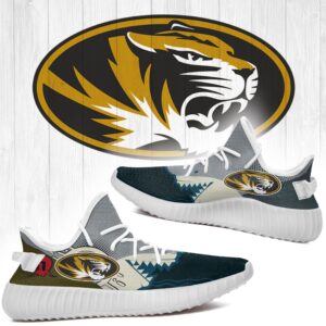 Shark Missouri Tigers Ncaa Yeezy Shoes A124