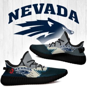 Shark Nevada Wolf Pack Ncaa Yeezy Shoes A114